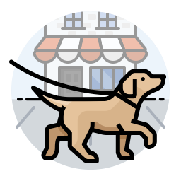 A Walking Dog Icon